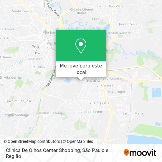 Clinica De Olhos Center Shopping mapa