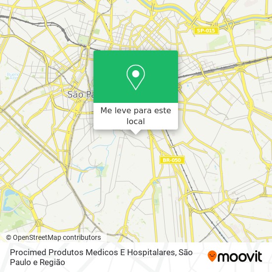 Procimed Produtos Medicos E Hospitalares mapa