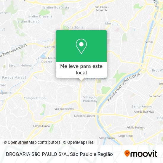 DROGARIA SãO PAULO S/A. mapa