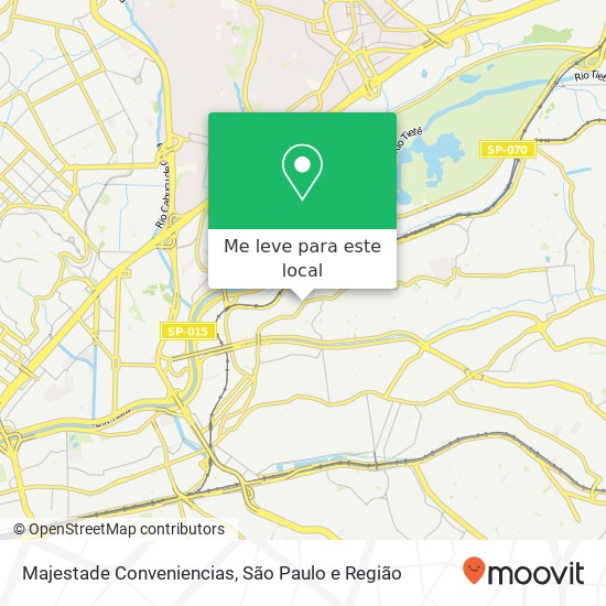 Majestade Conveniencias, Avenida Cangaíba, 1659 Cangaíba São Paulo-SP 03711-000 mapa