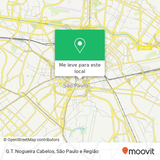 G.T. Nogueira Cabelos, Rua Vinte e Cinco de Março, 218 Sé São Paulo-SP 01021-000 mapa