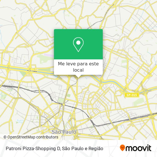 Patroni Pizza-Shopping D mapa