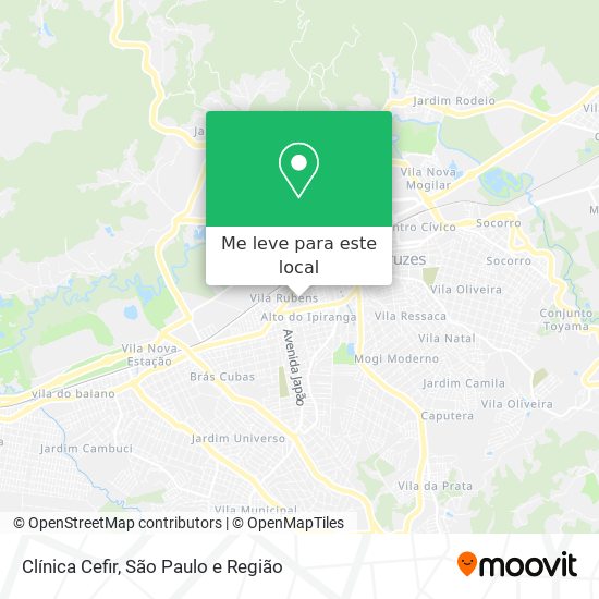 Clínica Cefir mapa
