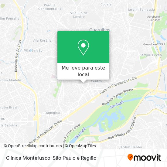Clínica Montefusco mapa
