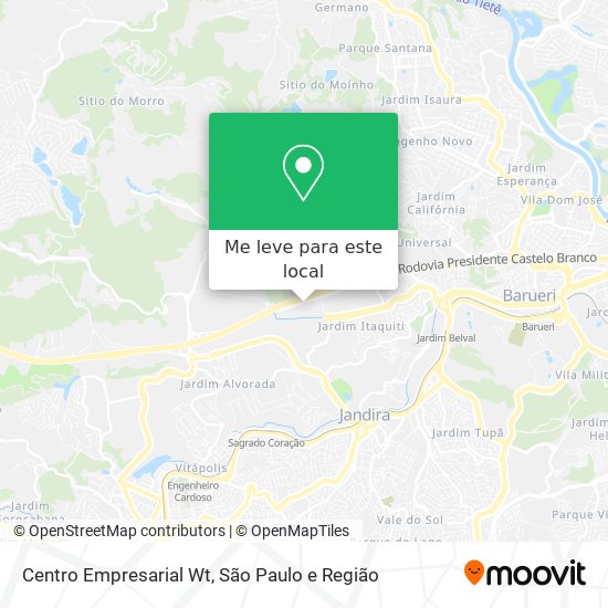 Centro Empresarial Wt mapa