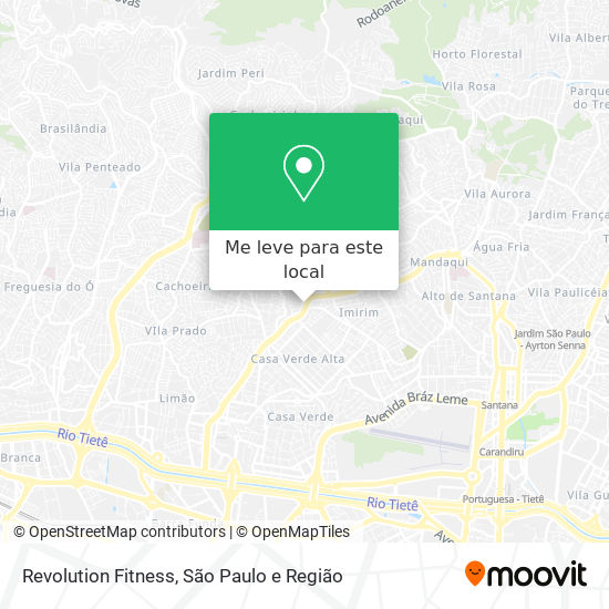 Revolution Fitness mapa