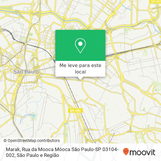 Marak, Rua da Mooca Móoca São Paulo-SP 03104-002 mapa