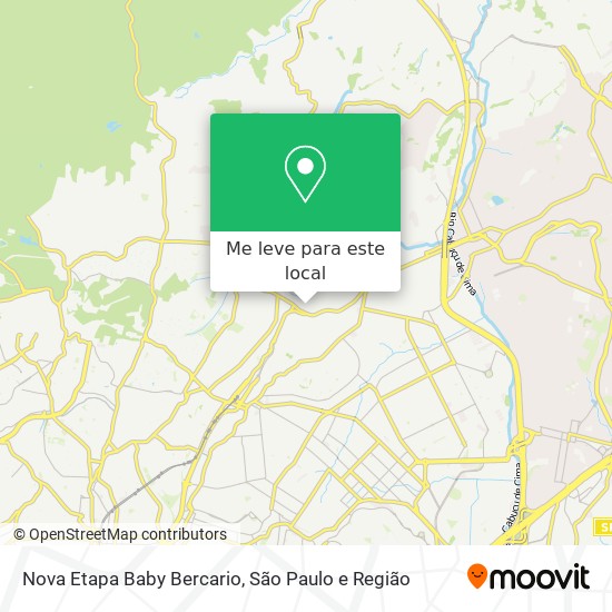 Nova Etapa Baby Bercario mapa
