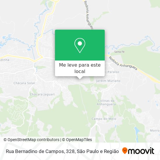 Rua Bernadino de Campos, 328 mapa
