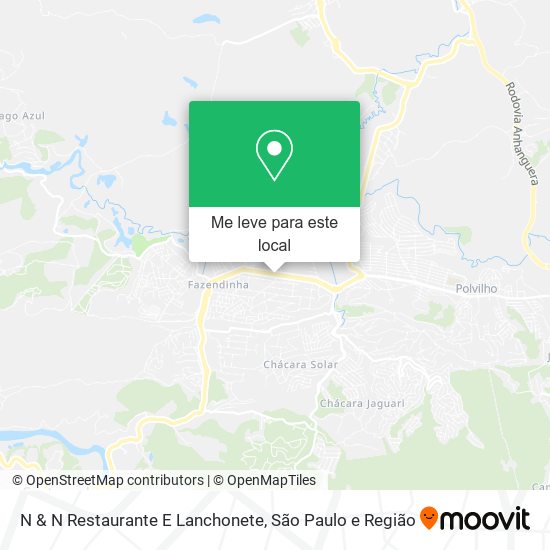 N & N Restaurante E Lanchonete mapa