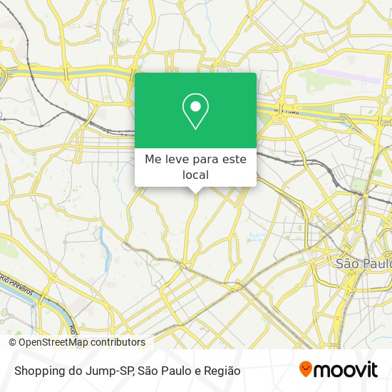 Shopping do Jump-SP mapa