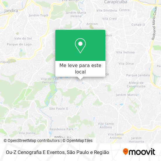 Ou-Z Cenografia E Eventos mapa