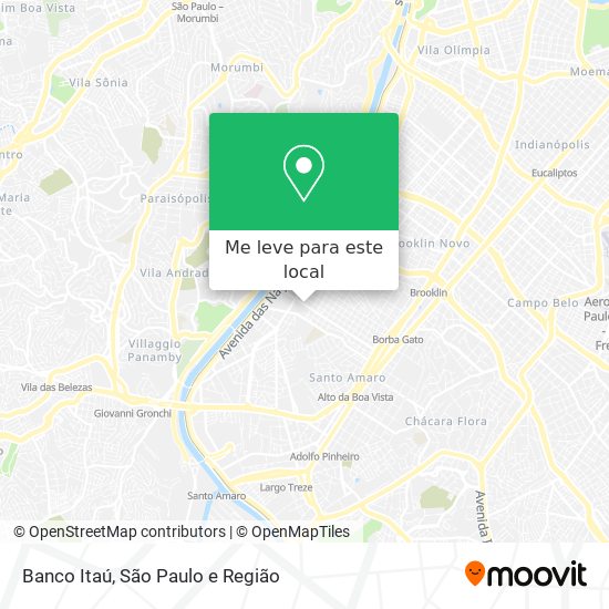 Banco Itaú mapa