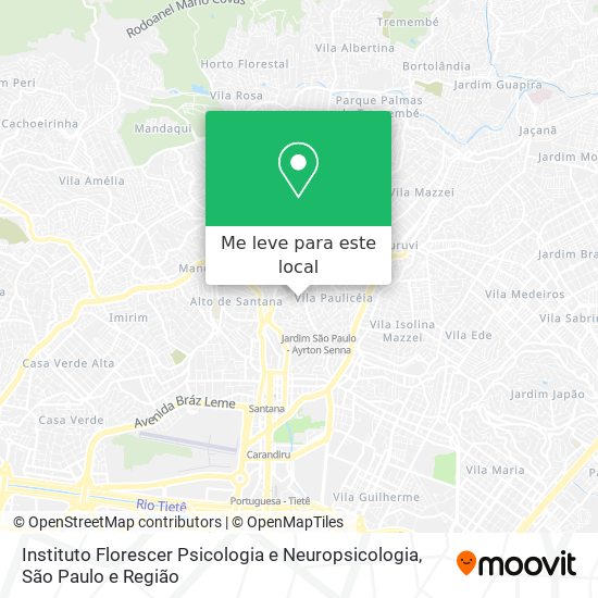 Instituto Florescer Psicologia e Neuropsicologia mapa