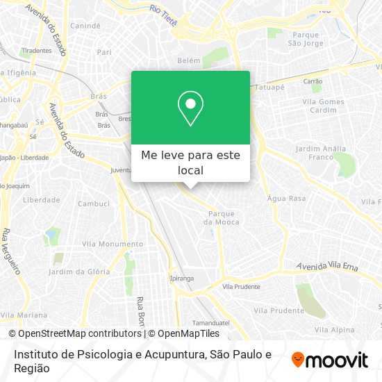 Instituto de Psicologia e Acupuntura mapa