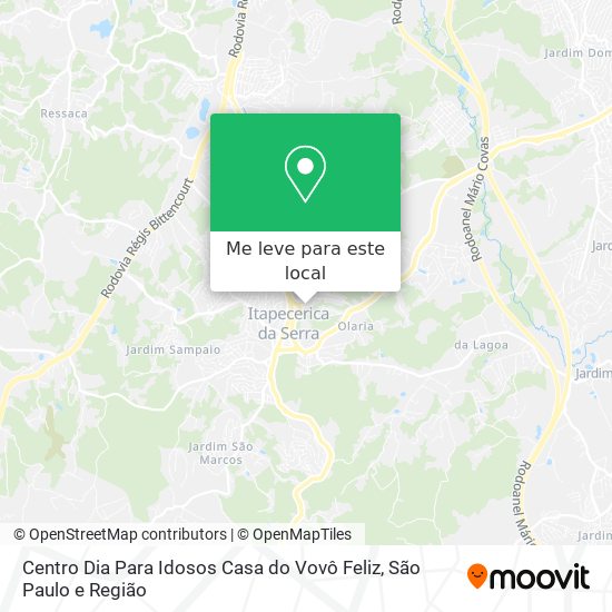 Centro Dia Para Idosos Casa do Vovô Feliz mapa