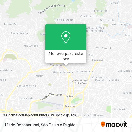 Mario Donnantuoni mapa