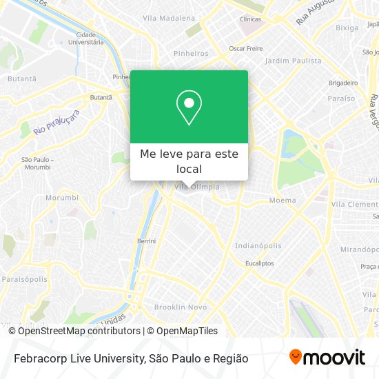 Febracorp Live University mapa