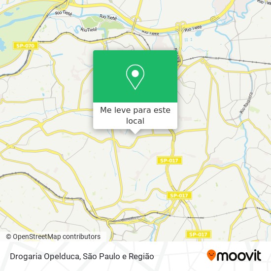 Drogaria Opelduca mapa