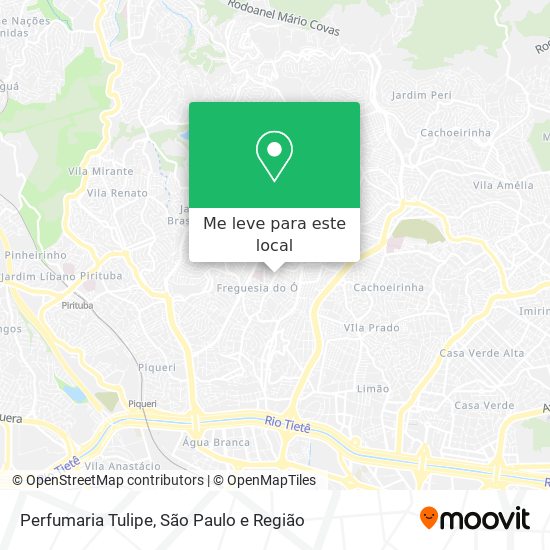 Perfumaria Tulipe mapa