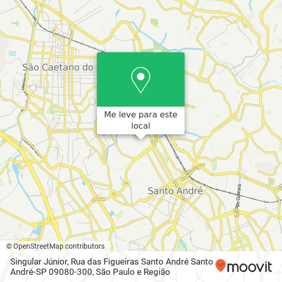 Singular Júnior, Rua das Figueiras Santo André Santo André-SP 09080-300 mapa