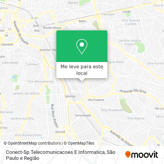 Conect-Sp Telecomunicacoes E Informatica mapa