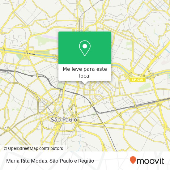 Maria Rita Modas, Avenida Vautier, 248 Pari São Paulo-SP 03032-000 mapa