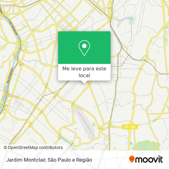 Jardim Montclair mapa