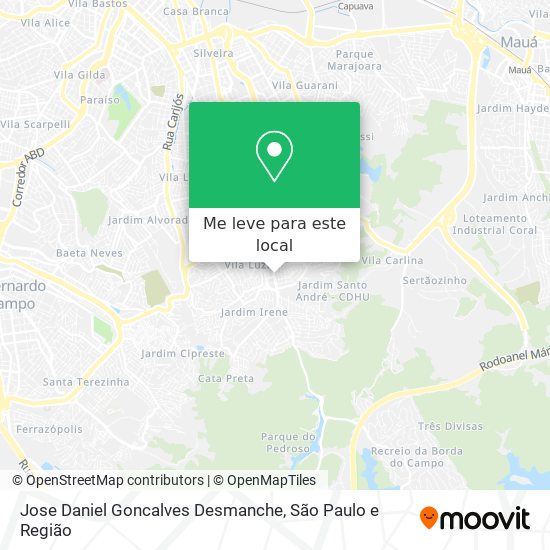 Jose Daniel Goncalves Desmanche mapa