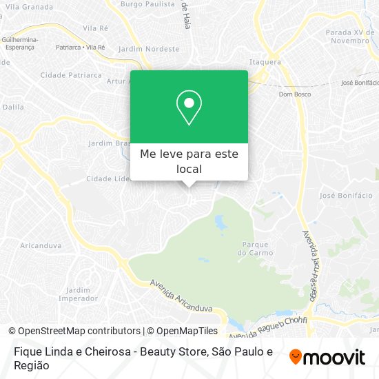 Fique Linda e Cheirosa - Beauty Store mapa