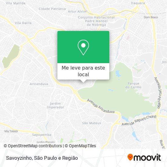 Savoyzinho mapa