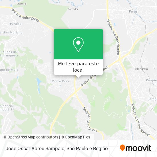 José Oscar Abreu Sampaio mapa