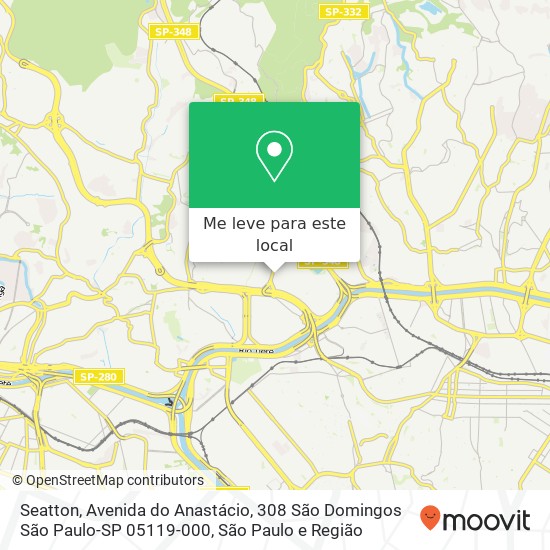 Seatton, Avenida do Anastácio, 308 São Domingos São Paulo-SP 05119-000 mapa