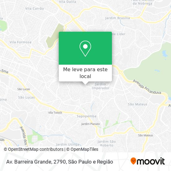 Av. Barreira Grande, 2790 mapa