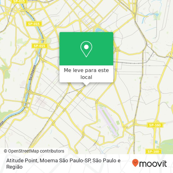 Atitude Point, Moema São Paulo-SP mapa