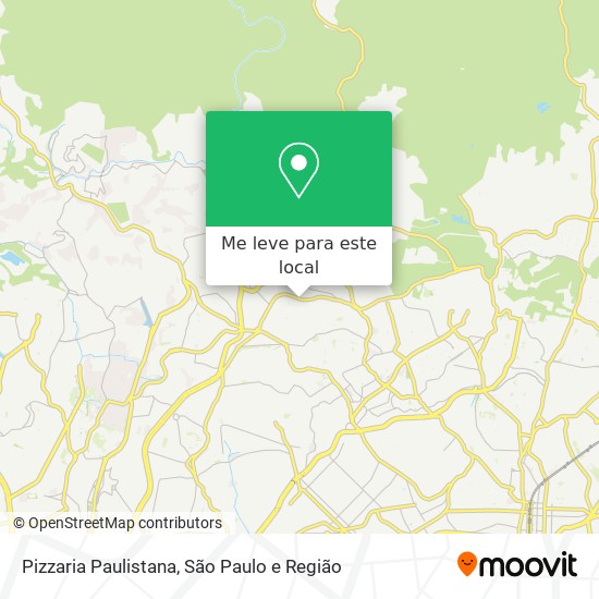 Pizzaria Paulistana mapa