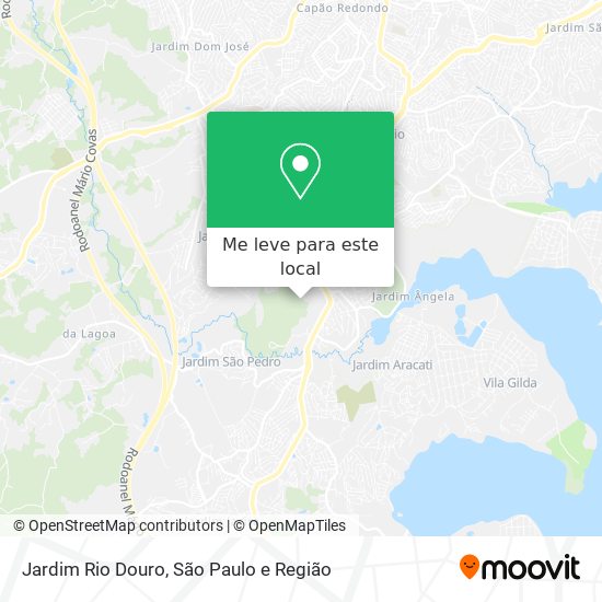 Jardim Rio Douro mapa