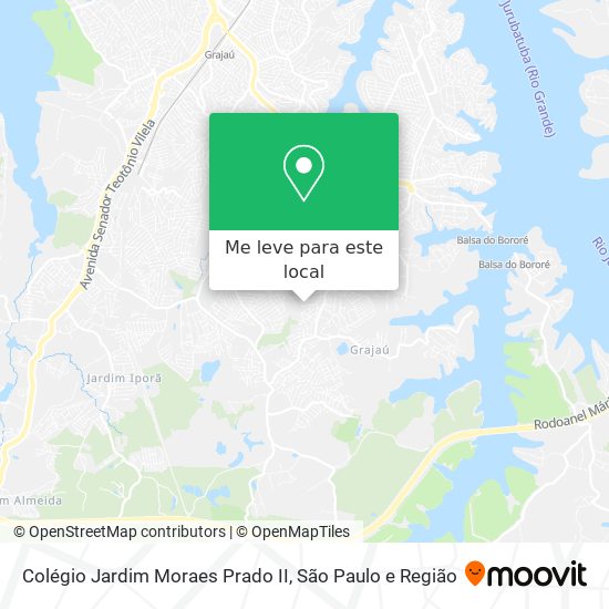 Colégio Jardim Moraes Prado II mapa