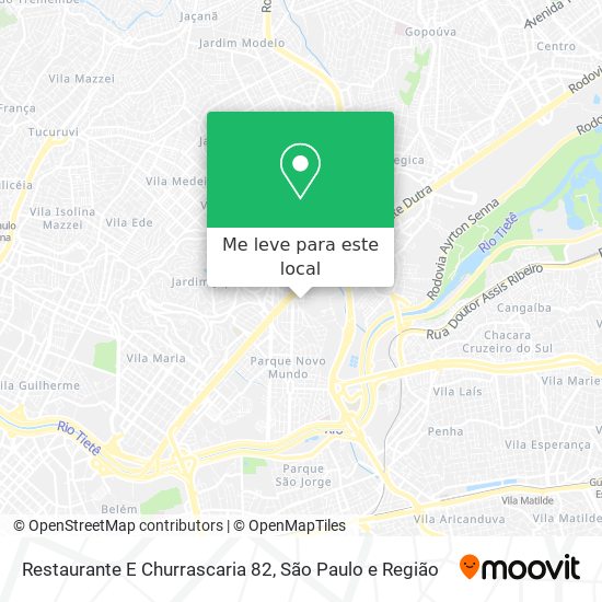 Restaurante E Churrascaria 82 mapa