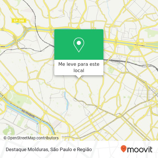 Destaque Molduras, Avenida Pompéia Perdizes São Paulo-SP 05023-000 mapa
