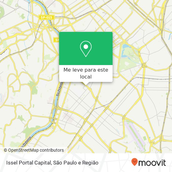 Issel Portal Capital, Avenida dos Bandeirantes, 1260 Itaim Bibi São Paulo-SP 04553-001 mapa