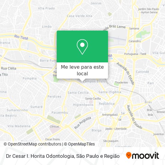 Dr Cesar I. Horita Odontologia mapa
