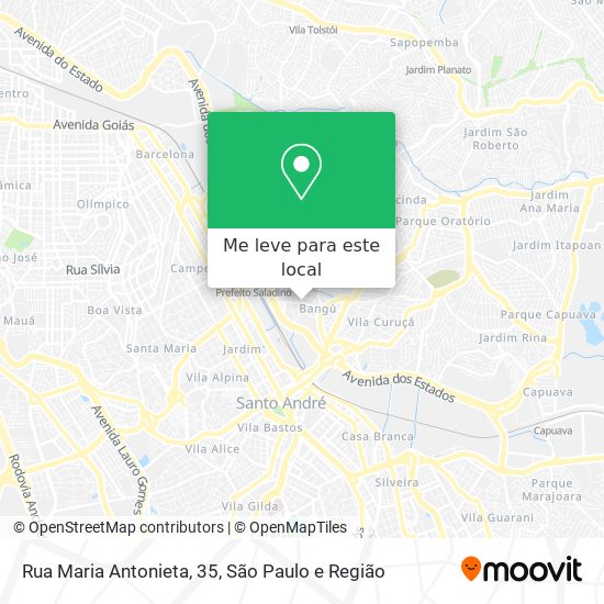 Rua Maria Antonieta, 35 mapa