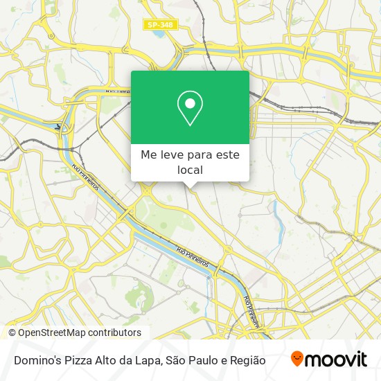 Domino's Pizza Alto da Lapa mapa