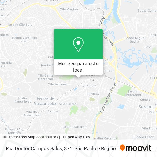 Rua Doutor Campos Sales, 371 mapa