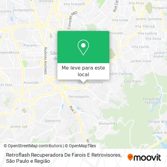 Retroflash Recuperadora De Farois E Retrovisores mapa