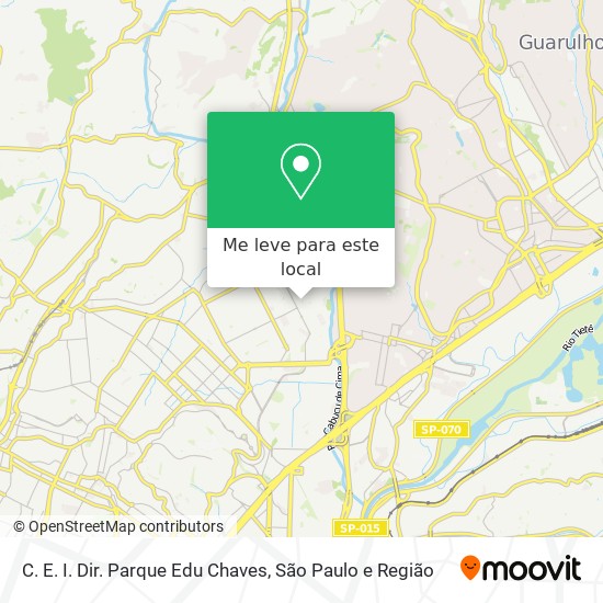 C. E. I. Dir. Parque Edu Chaves mapa