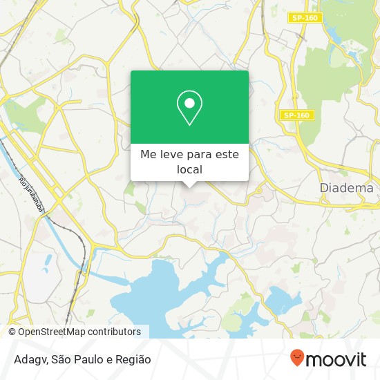 Adagv, Rua Patagônia, 24B Cidade Ademar São Paulo-SP 04429-240 mapa