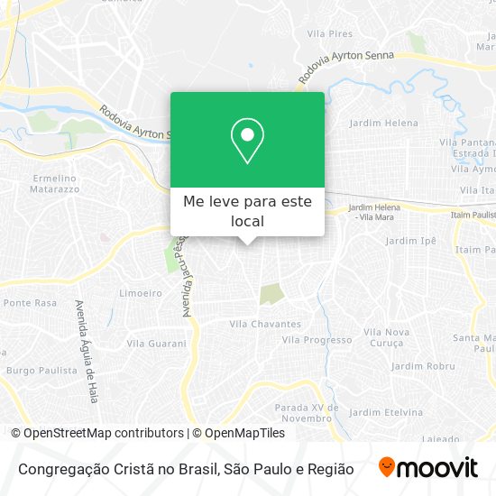 Congregação Cristã no Brasil mapa