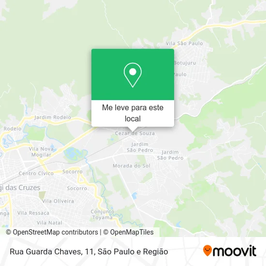 Rua Guarda Chaves, 11 mapa